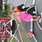 Besuch des Kindergarten bei der Feuerwehr am 23.07.2015