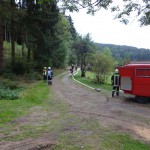 Alarmübung am 26.09.2015 in Haselbach Anwesen Völk