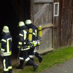 Alarmübung am 26.09.2015 in Haselbach Anwesen Völk