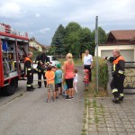 Besuch des Kindergarten bei der Feuerwehr am 23.07.2015