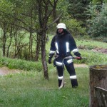 Alarmübung am 26.09.2015 in Haselbach Anwesen Völk