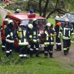 Alarmübung am 26.09.2015 in Haselbach Anwesen Völk