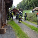 Alarmübung am 26.09.2015 in Haselbach Anwesen Völk