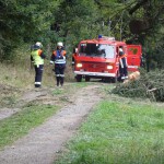 Alarmübung am 26.09.2015 in Haselbach Anwesen Völk