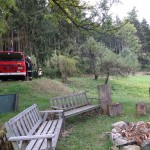 Alarmübung am 26.09.2015 in Haselbach Anwesen Völk