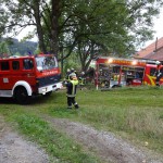 Alarmübung am 26.09.2015 in Haselbach Anwesen Völk