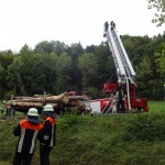 Alarmübung am 26.09.2015 in Haselbach Anwesen Völk