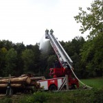 Alarmübung am 26.09.2015 in Haselbach Anwesen Völk