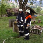 Alarmübung am 26.09.2015 in Haselbach Anwesen Völk