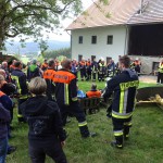 Alarmübung am 26.09.2015 in Haselbach Anwesen Völk