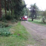 Alarmübung am 26.09.2015 in Haselbach Anwesen Völk