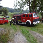 Alarmübung am 26.09.2015 in Haselbach Anwesen Völk