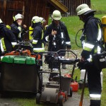 Alarmübung am 26.09.2015 in Haselbach Anwesen Völk