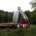 Alarmübung am 26.09.2015 in Haselbach Anwesen Völk