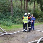 Alarmübung am 26.09.2015 in Haselbach Anwesen Völk