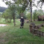Alarmübung am 26.09.2015 in Haselbach Anwesen Völk