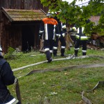 Alarmübung am 26.09.2015 in Haselbach Anwesen Völk