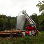 Alarmübung am 26.09.2015 in Haselbach Anwesen Völk
