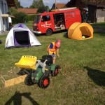 1. Kinder- und Jugendtag mit Lagerfeuer und Zelten
