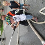 Besuch des Kindergarten bei der Feuerwehr am 23.07.2015
