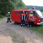 Alarmübung am 26.09.2015 in Haselbach Anwesen Völk
