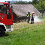 Alarmübung am 26.09.2015 in Haselbach Anwesen Völk