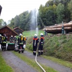 Alarmübung am 26.09.2015 in Haselbach Anwesen Völk