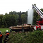 Alarmübung am 26.09.2015 in Haselbach Anwesen Völk