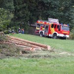 Alarmübung am 26.09.2015 in Haselbach Anwesen Völk