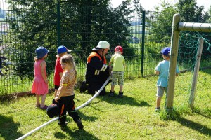 Übung im Kindergarten Haus i. W. am 08.Juli 2016