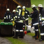 Alarmübung am 26.09.2015 in Haselbach Anwesen Völk