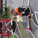 Besuch des Kindergarten bei der Feuerwehr am 23.07.2015