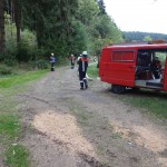 Alarmübung am 26.09.2015 in Haselbach Anwesen Völk