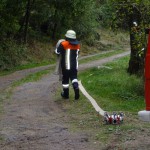 Alarmübung am 26.09.2015 in Haselbach Anwesen Völk