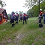 Alarmübung am 26.09.2015 in Haselbach Anwesen Völk