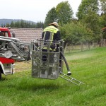 Alarmübung am 26.09.2015 in Haselbach Anwesen Völk