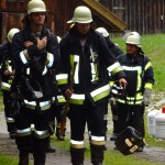 Alarmübung am 26.09.2015 in Haselbach Anwesen Völk
